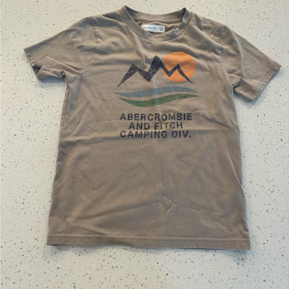 Abercrombie Kids Tan Graphic T-Shirt